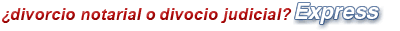 divorcio notarial o divorcio judicial
